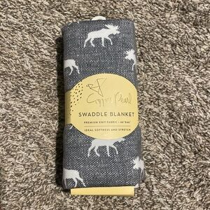 Copper Pearl Knit Swaddle Blanket in Scout